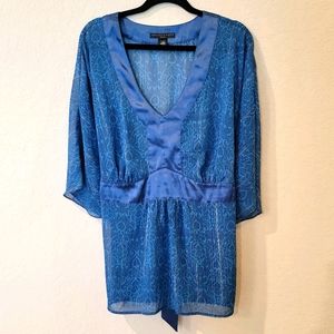 Beautiful Teal Shimmer Blouse